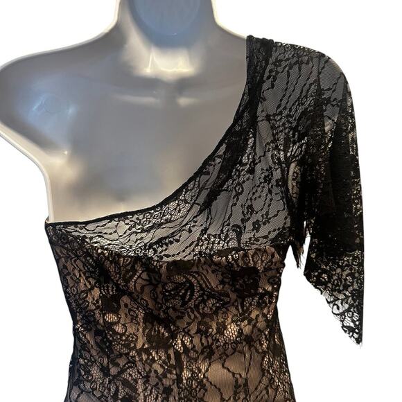 VTG Nicole Miller Y2K Lace Dress Hoco Prom Wedding Witchy Fairygrunge Whimsygoth - Picture 2 of 14